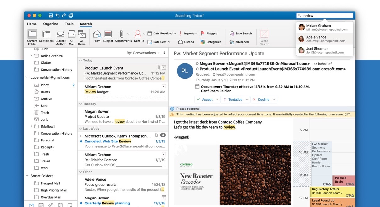 import email from outlook 2016 for mac to apple mail