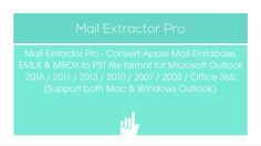 import email from outlook 2016 for mac to apple mail